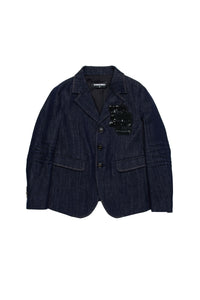 Veste avec poches - Blue Denim
