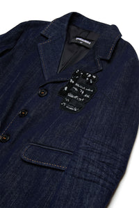 Veste avec poches - Blue Denim