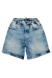 Blue Denim Short - Blue Denim