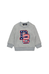 Pull à impression - Light Grey Melange