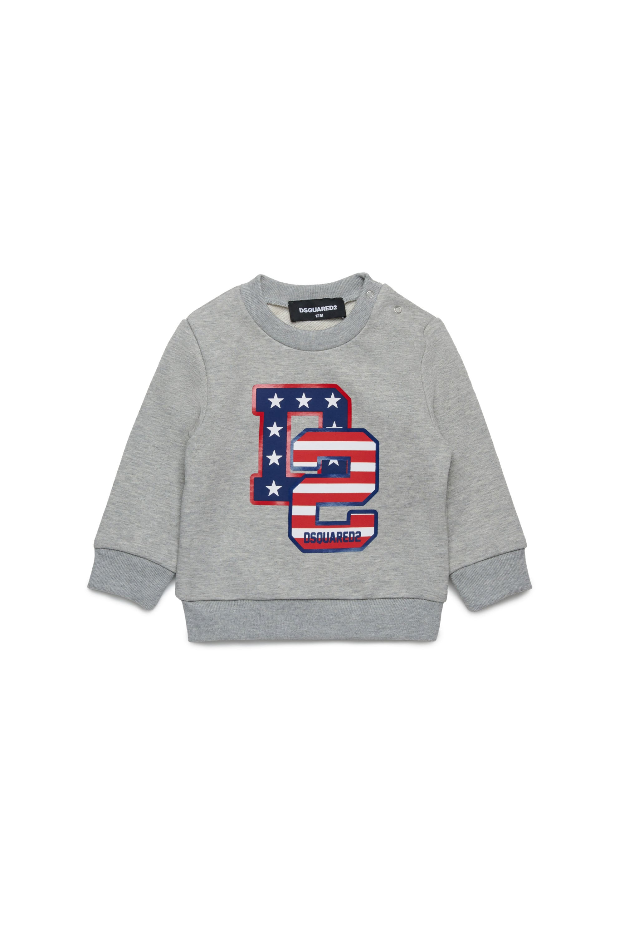 Pull à impression - Light Grey Melange
