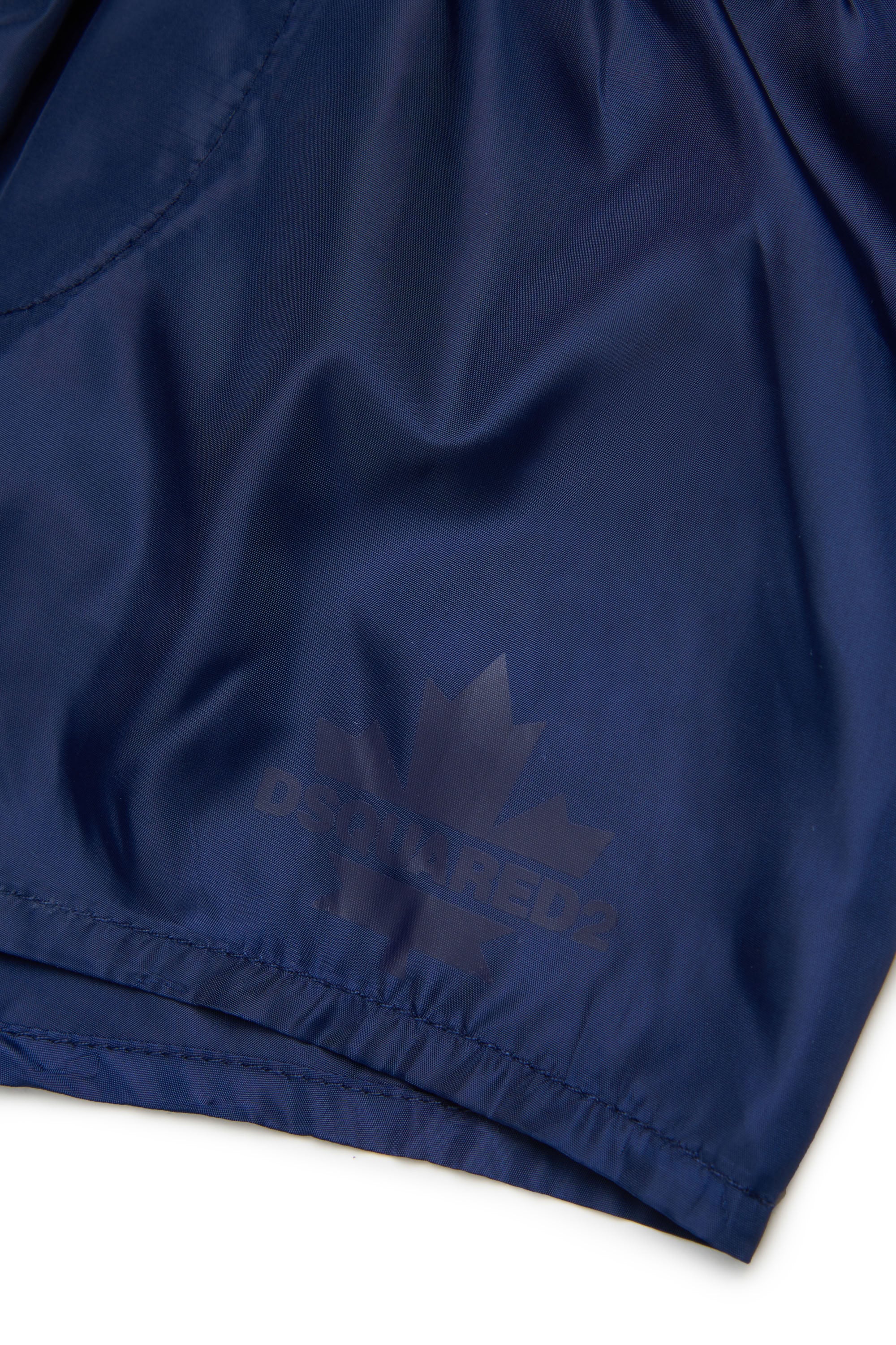 Elasticated waist swim shorts - Medieval Blue