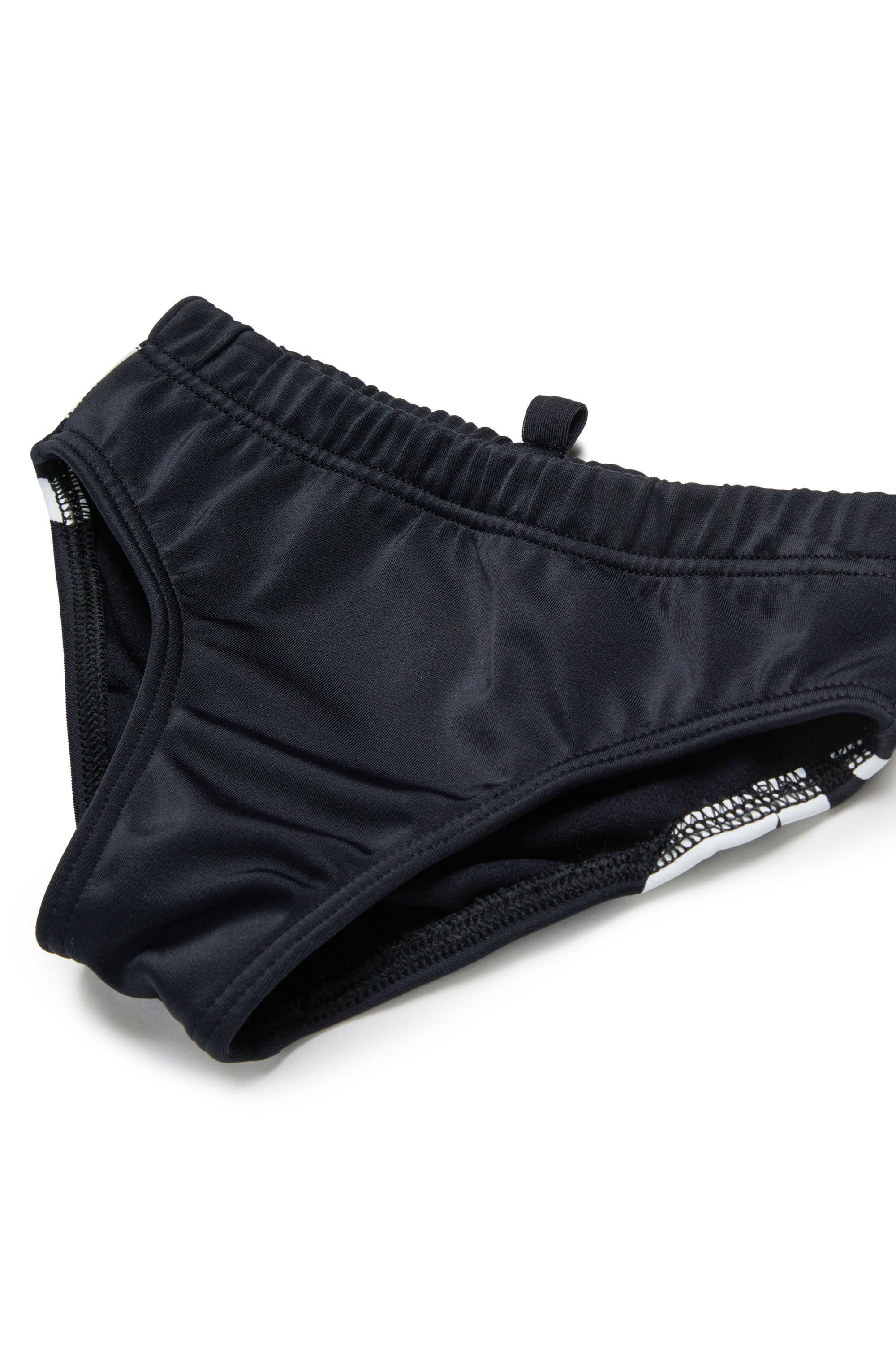 Elasticated waist swimming costume - Black