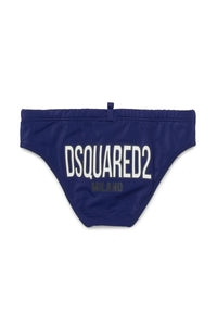 Maillot de bain à taille élastiquée - Medieval Blue
