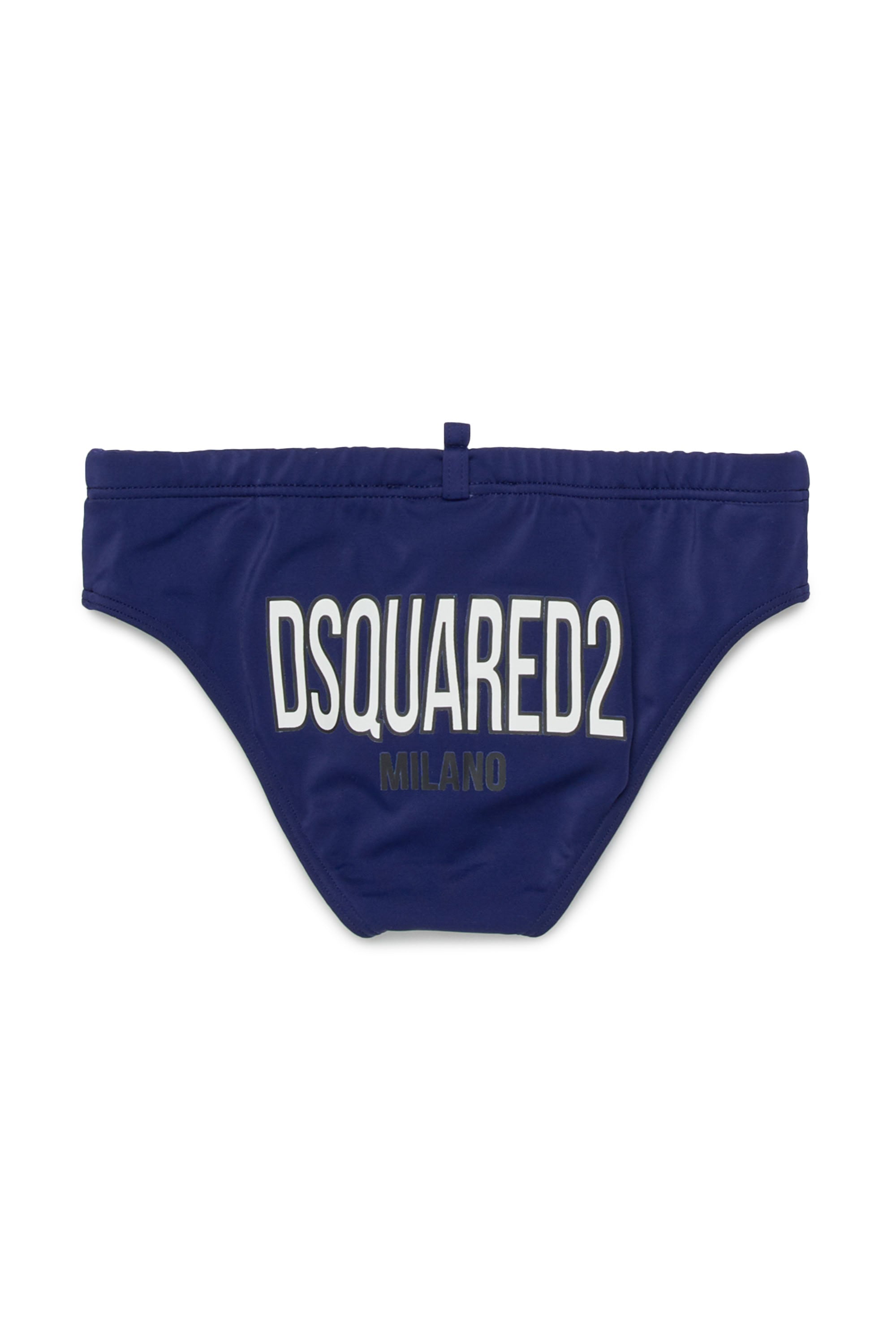 Maillot de bain à taille élastiquée - Medieval Blue