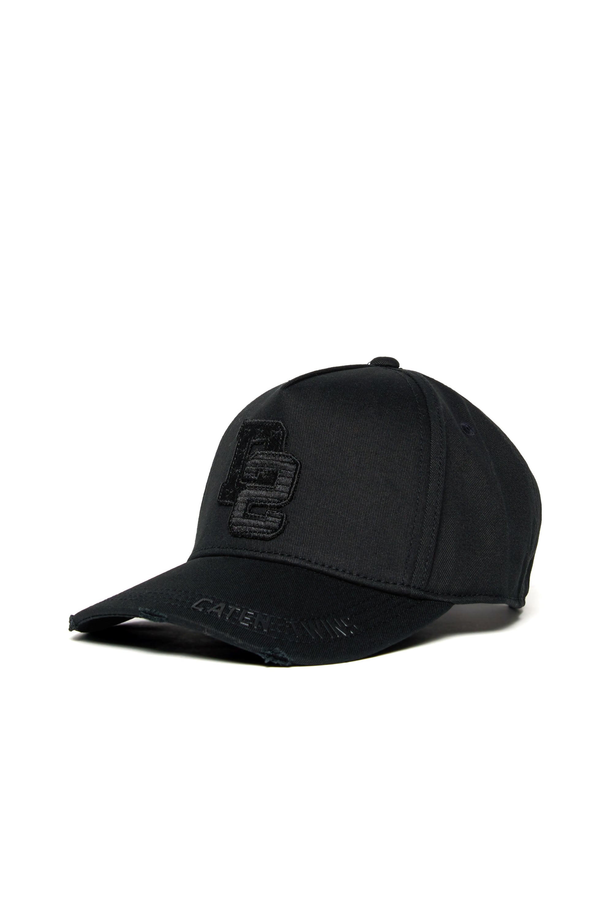 Embroidered cap - Black