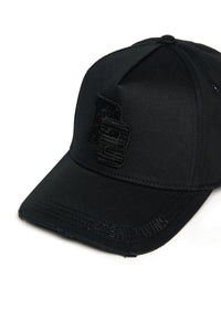 Embroidered cap - Black