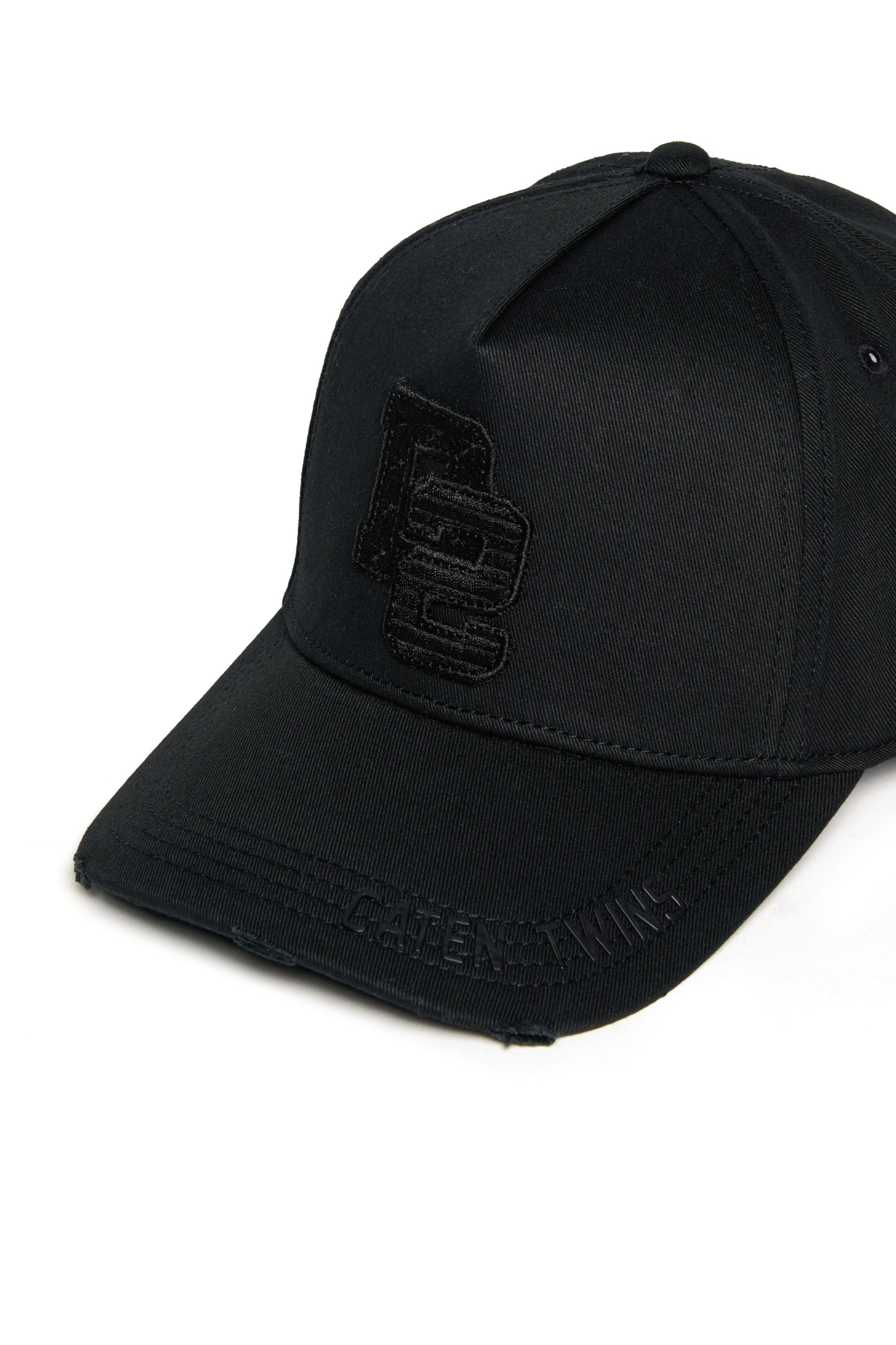 Embroidered cap - Black
