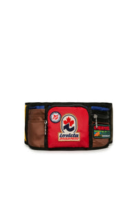 Bag with logo embroidery - Red Tobacco & Yellow