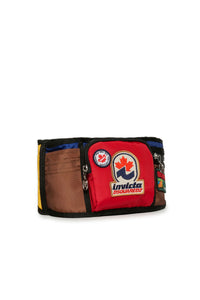 Bag with logo embroidery - Red Tobacco & Yellow