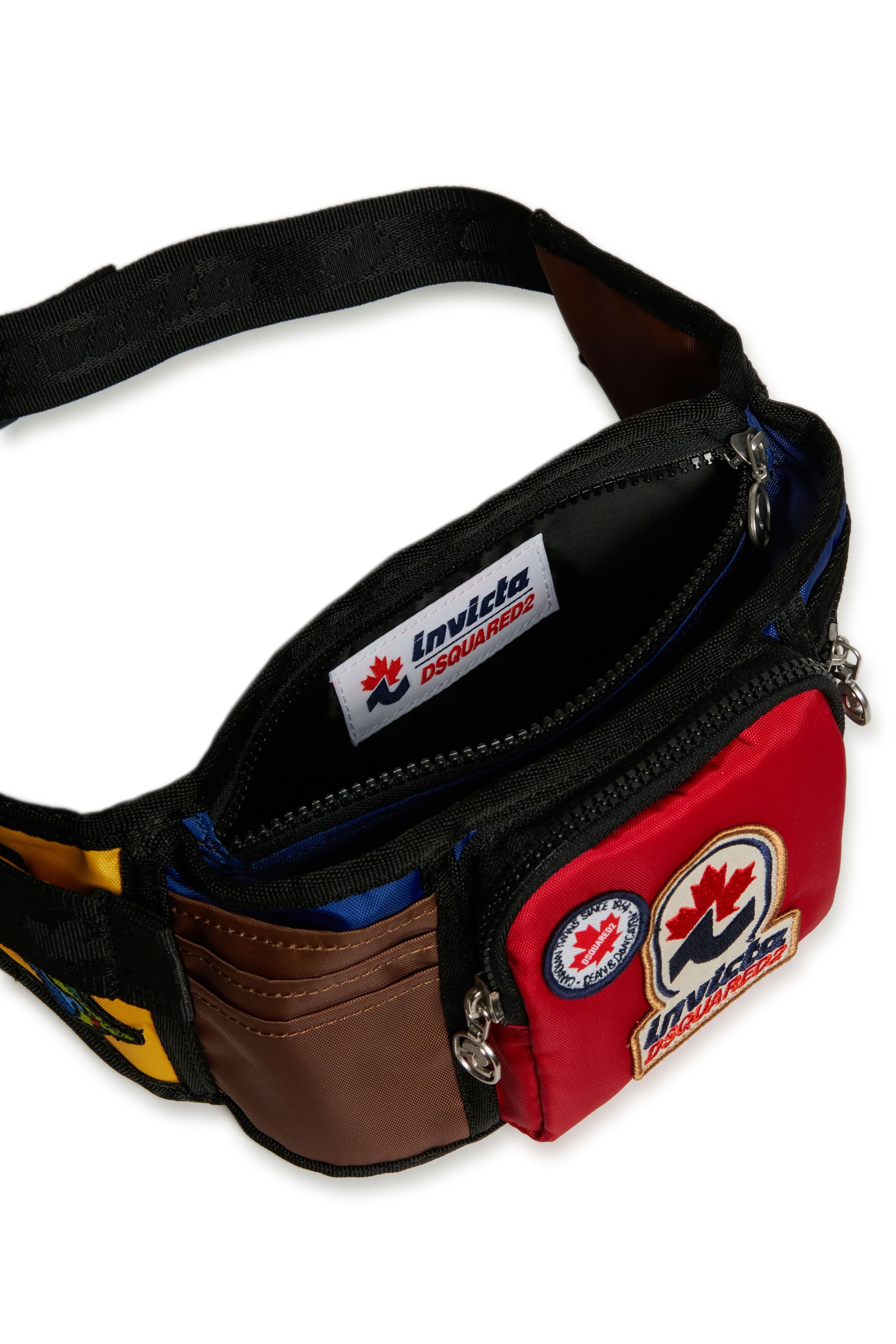 Bag with logo embroidery - Red Tobacco & Yellow