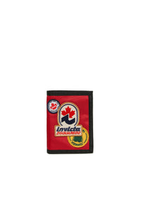Embroidery wallet - Red Tobacco & Yellow