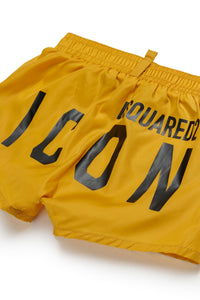 Elasticated waist swim shorts - Golden Glow