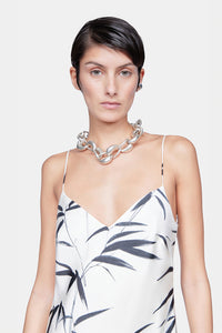 Robe délicate à rayures - Palm Print