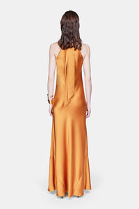 Robe Sienna longue - Brandy