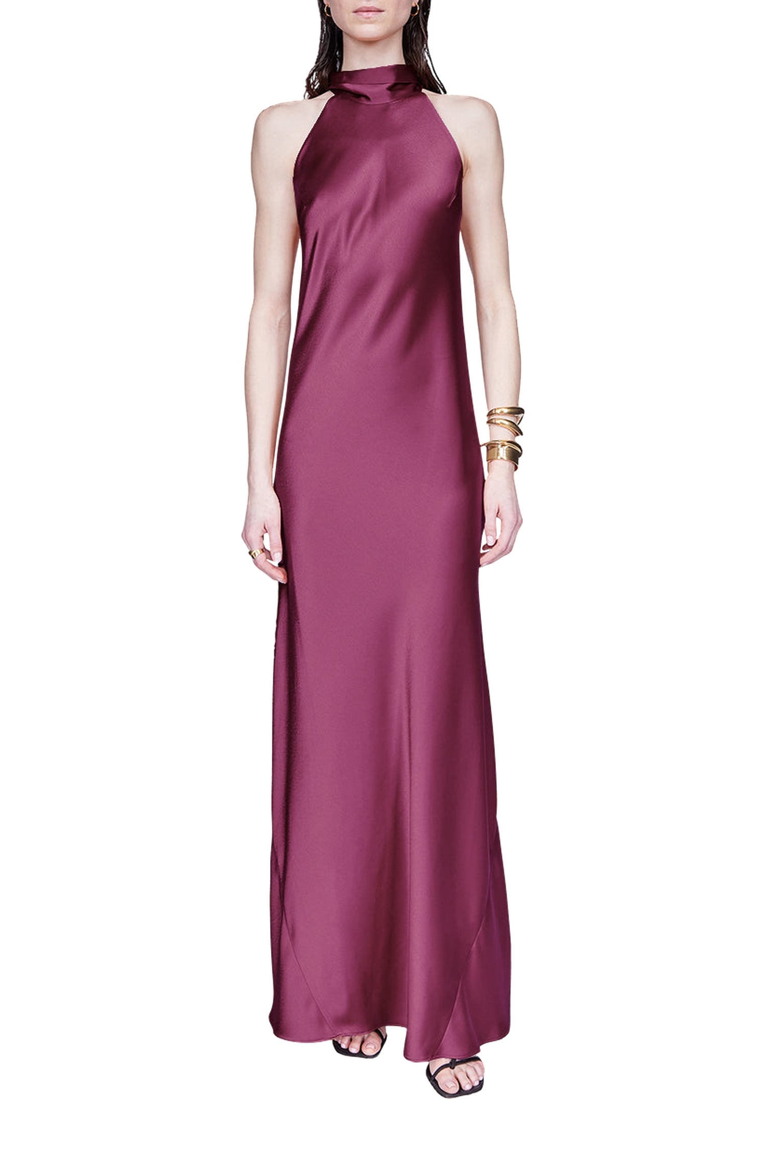 Robe Sienna longue - Burgundy