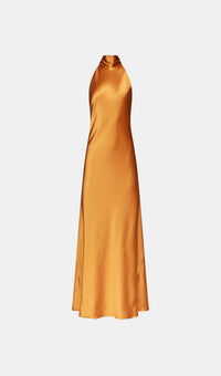 Robe Sienna longue - Brandy