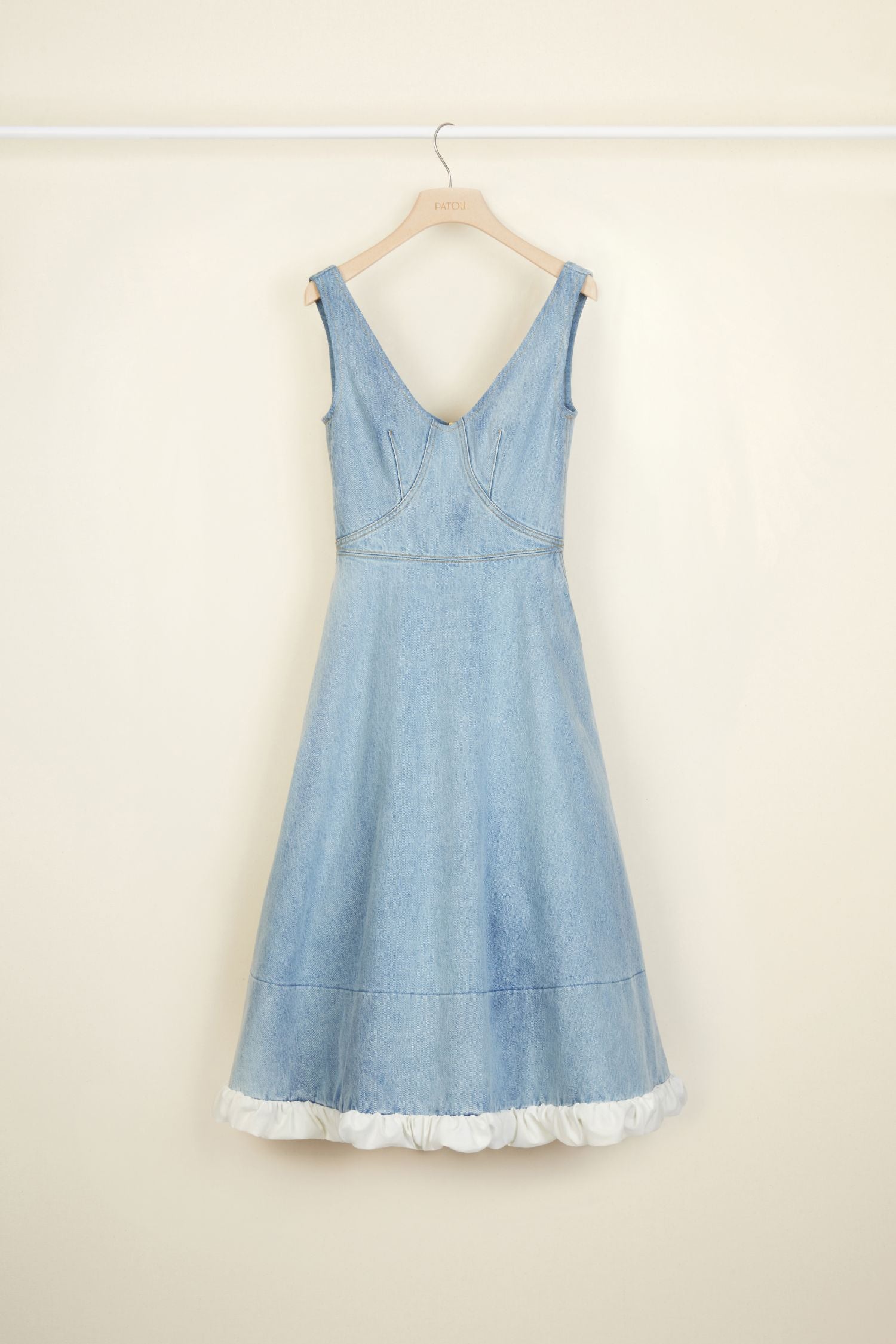 Robe midi en denim - Blueberry