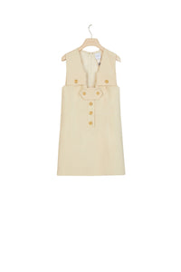 Cotton safari dress - Vanilla