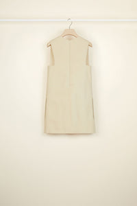 Cotton safari dress - Vanilla