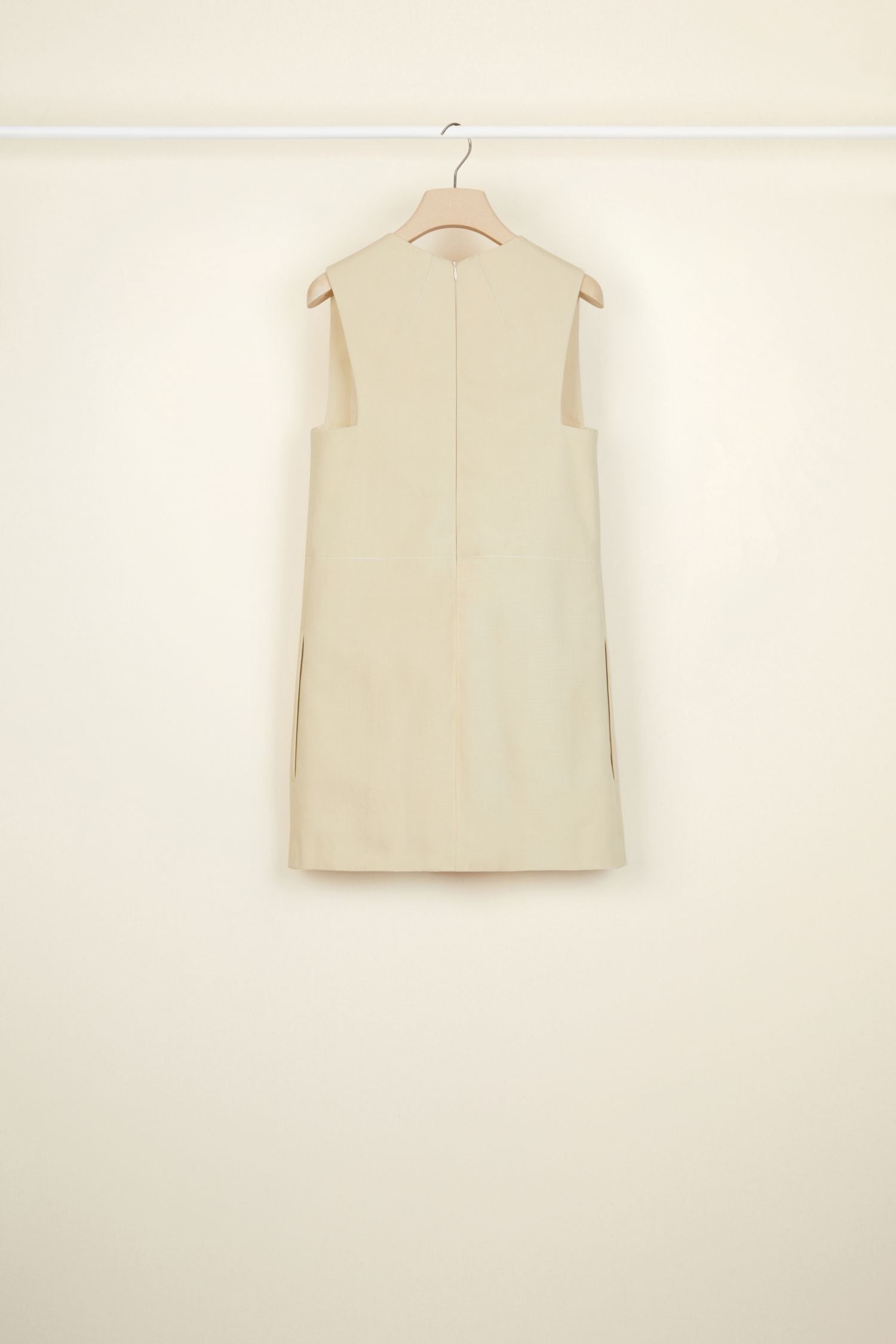 Cotton safari dress - Vanilla