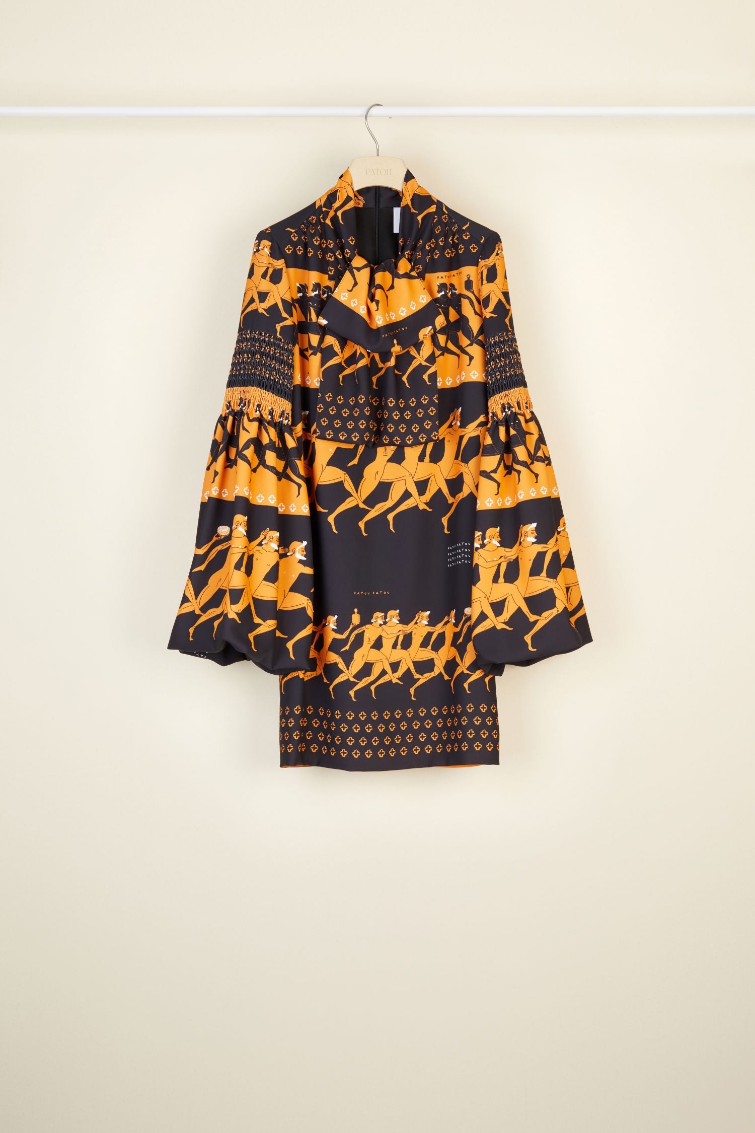 Robe courte imprimée à col lavallière - Sport Education