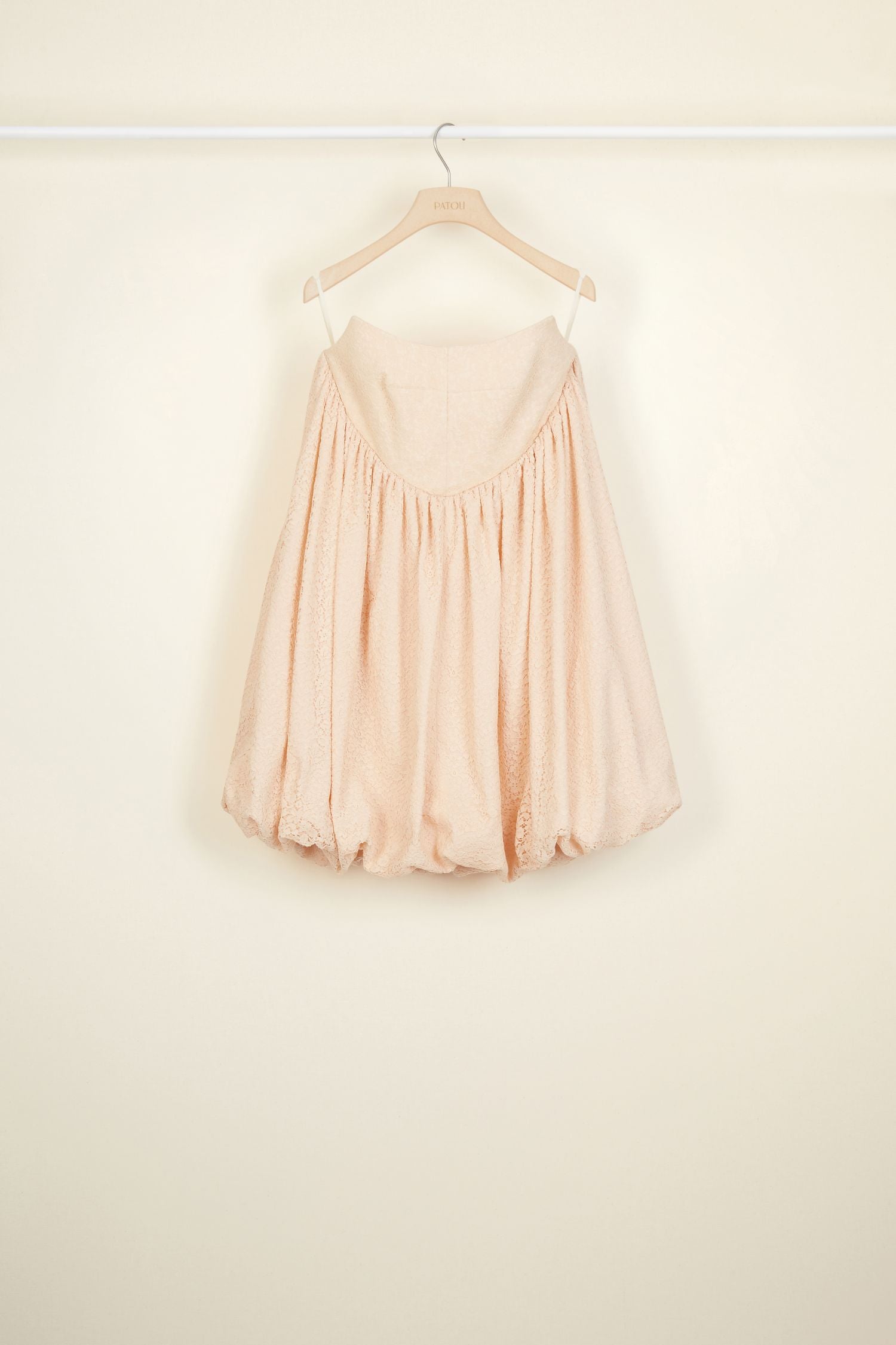 Strapless floral ball dress - Fleur de Pêche