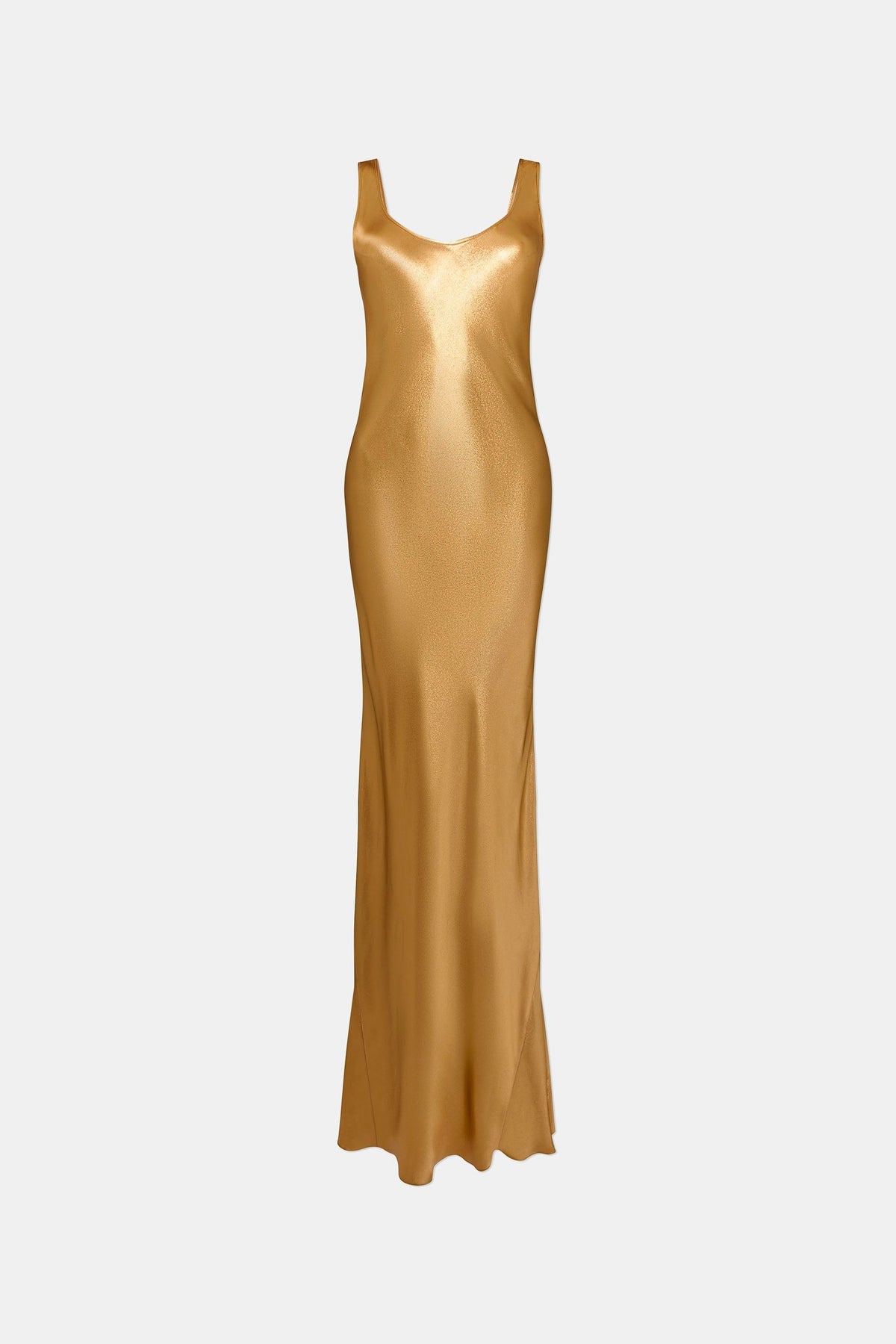 Robe longue Valletta à bretelles - Copper