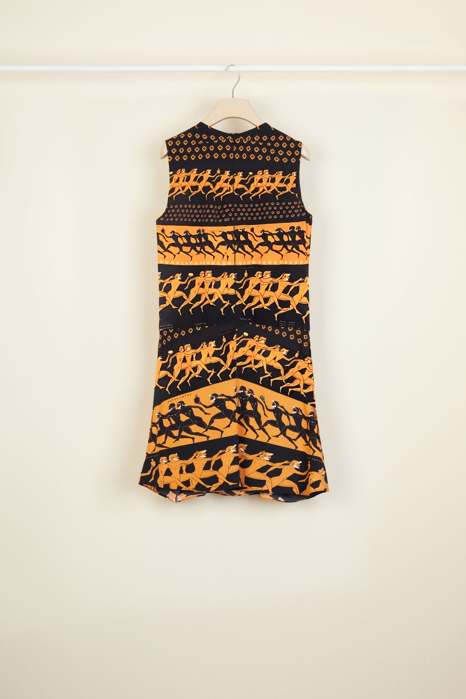 Bow skirt short dress - Sport Education print