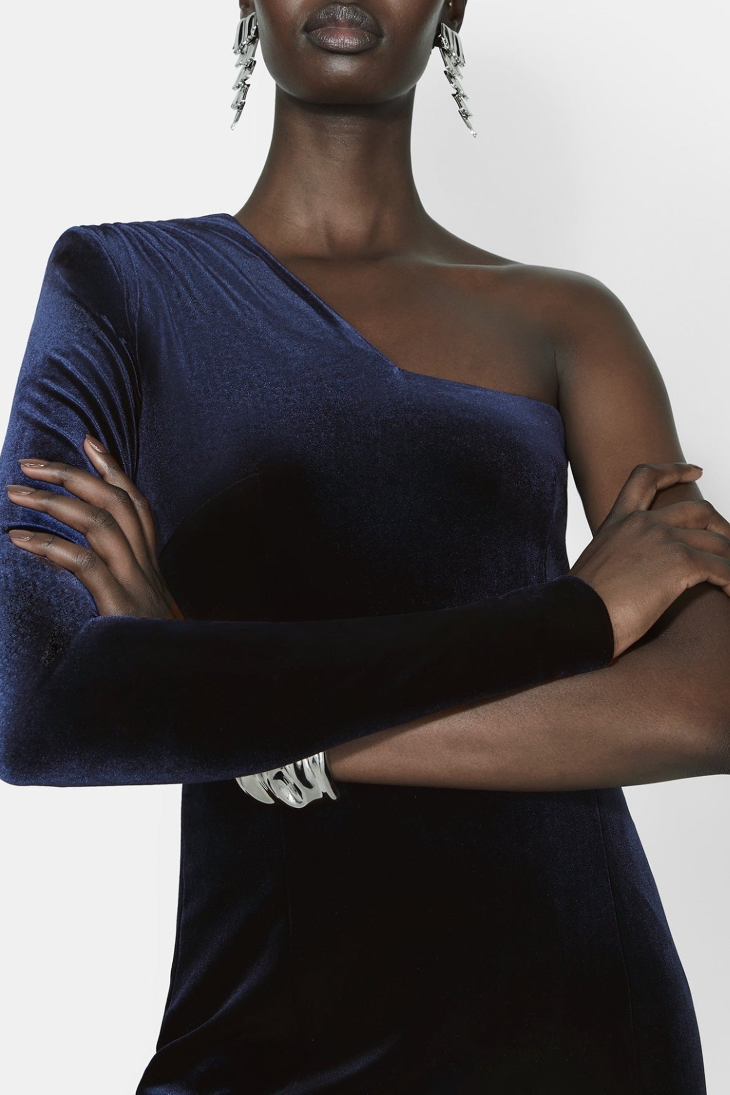 Robe Rosie à fente - Midnight