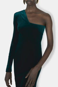 Robe Rosie à fente - Pine