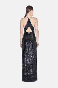 Galvanized Prism Dress - Black