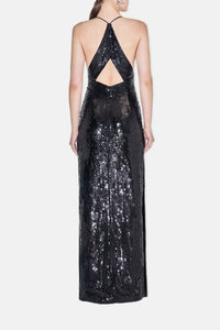 Robe longue Prism sans manches - Black