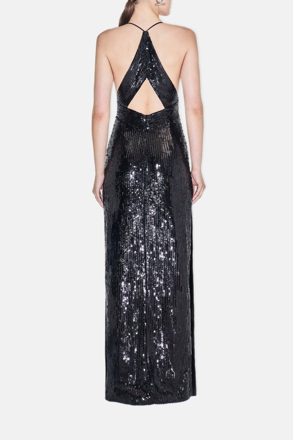 Robe longue Prism sans manches - Black