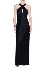Robe longue Evelyn sans manches - Black