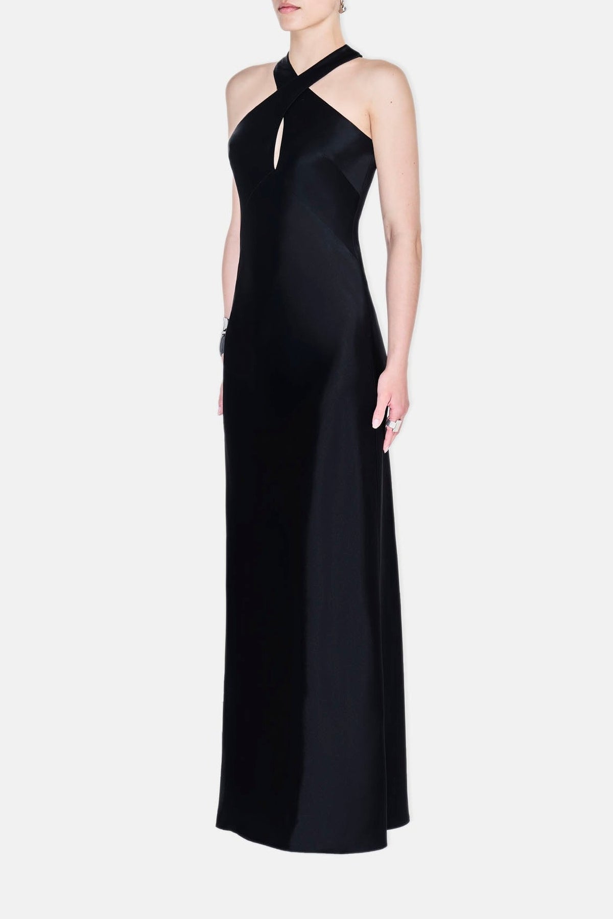 Robe longue Evelyn sans manches - Black