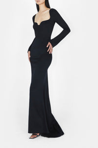 Robe longue Arch - Black
