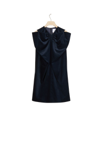 Robe en velours à maxi noeud - Tempête