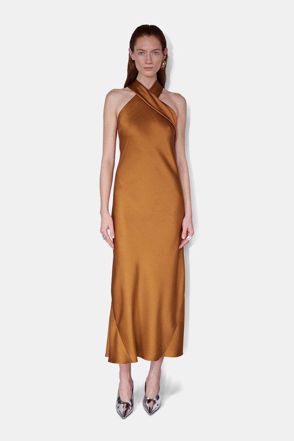 Cropped Pandora Dress - Brandy