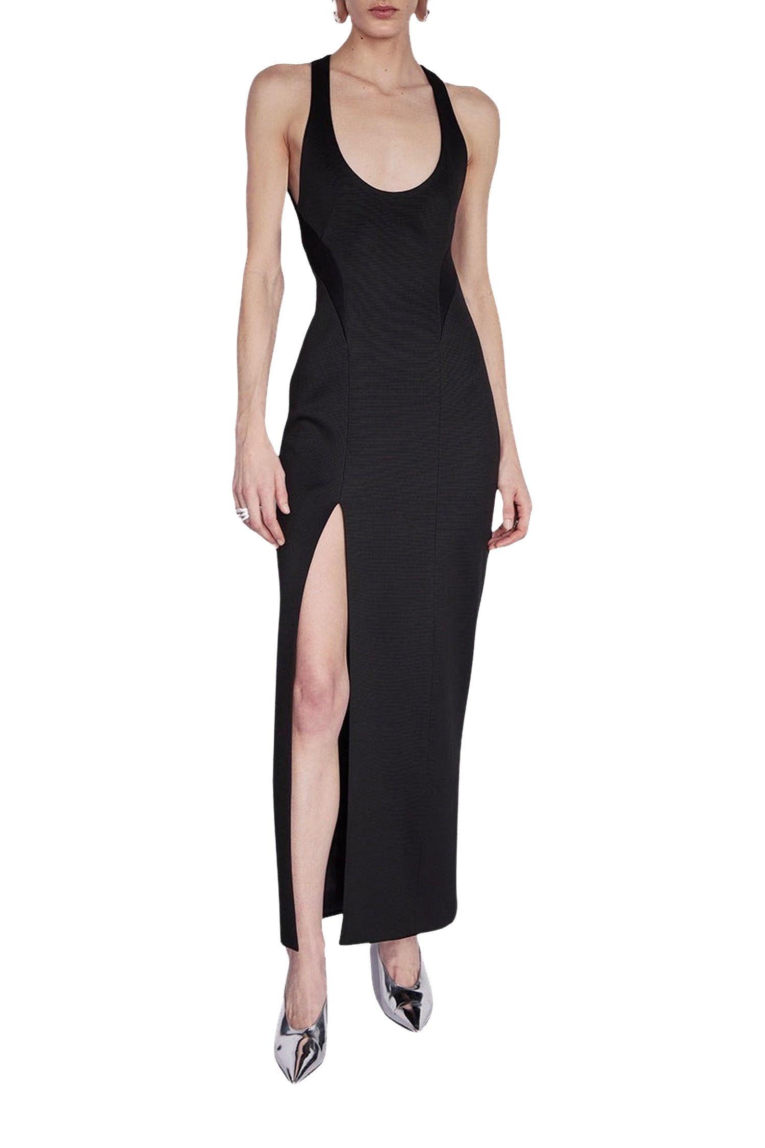 Robe Opta à encolure ronde - Black