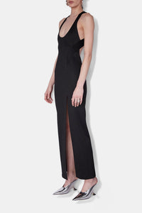 Robe Opta à encolure ronde - Black