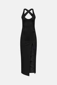 Robe Opta à encolure ronde - Black