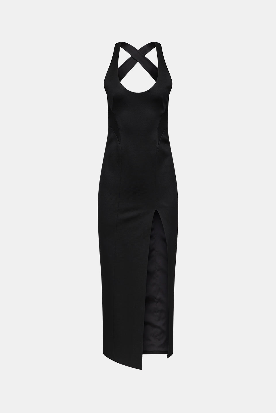 Robe Opta à encolure ronde - Black