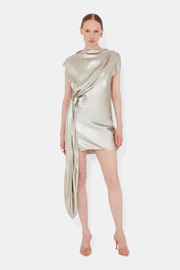 Auriga Dress - White Gold