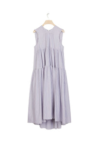 Robe maxi à volants en coton - Biarritz