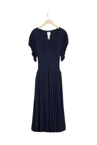Midi-length ball dress - Bleu Saphir