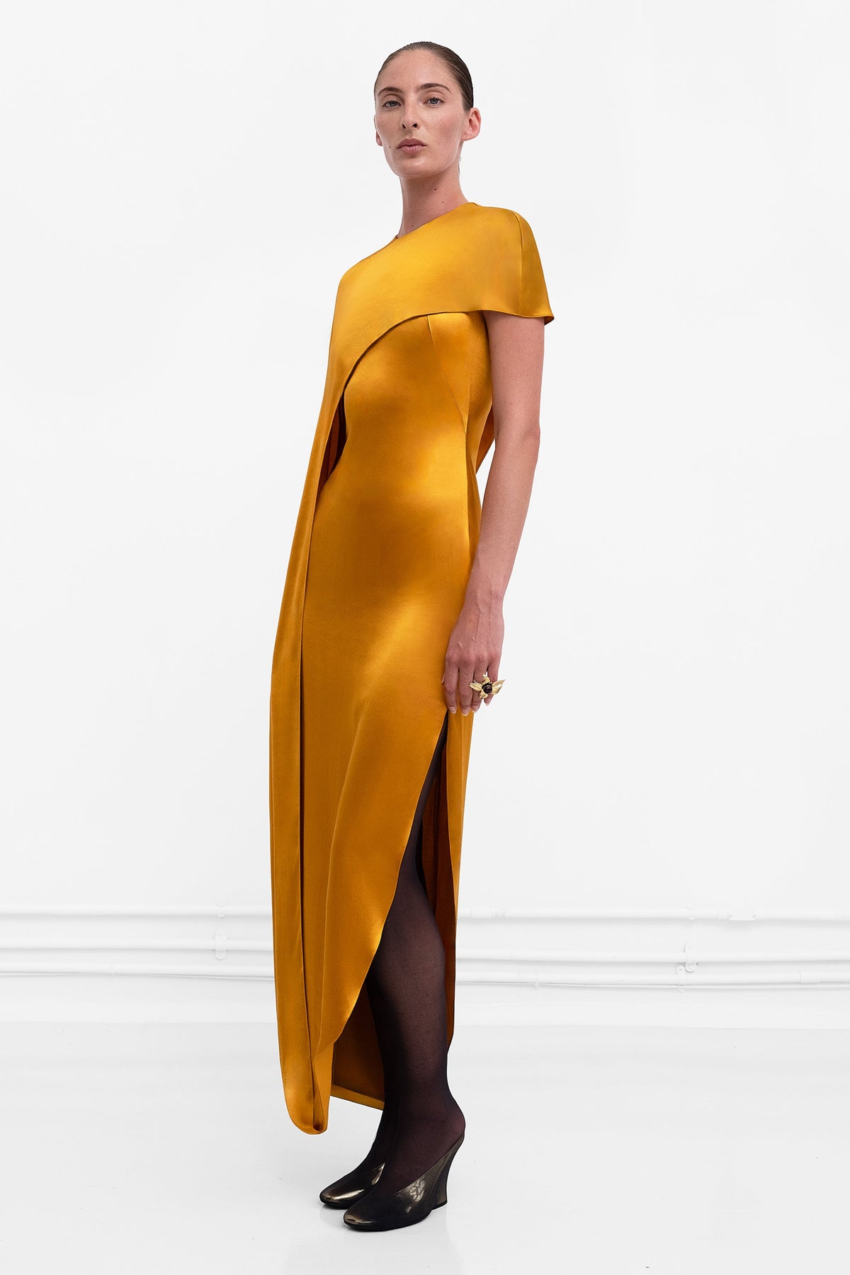 Clandestine Dress - Capri Yellow