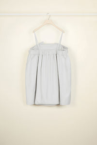 Robe cape à épaules dénudées - Gris Clair