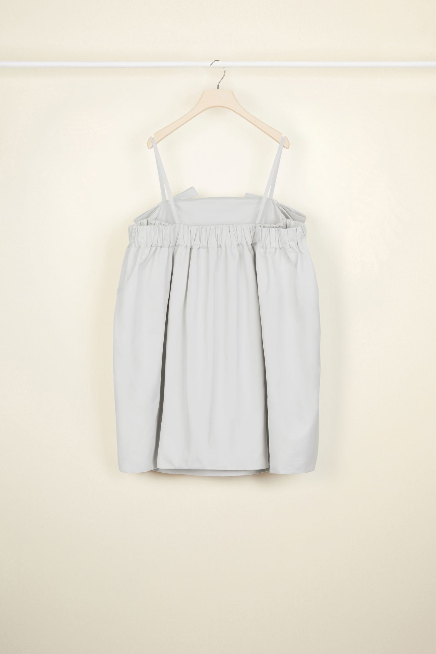 Robe cape à épaules dénudées - Gris Clair