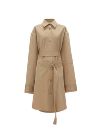 Robe midi chemise ceinturée - Flax